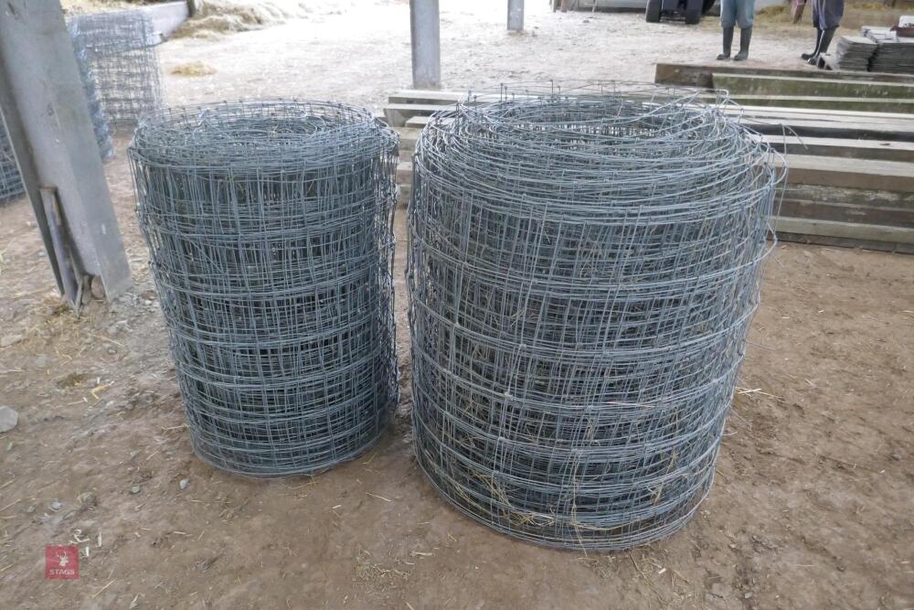 2 PART ROLLS OF STOCK FENCING WIRE