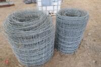 2 PART ROLLS OF STOCK FENCING WIRE - 5