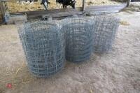 3 PART ROLLS OF STOCK FENCING WIRE