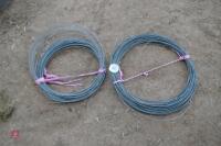 2 PART ROLLS OF ELECTRIC FENCE WIRE - 4