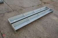 2 IAE GALV 9' GROUND TROUGHS - 2