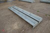 2 IAE GALV 9' GROUND TROUGHS - 3