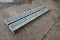 2 IAE GALV 9' GROUND TROUGHS - 5