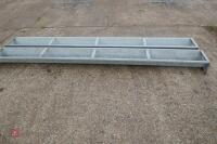 2 IAE 9' GALV GROUND TROUGHS - 6