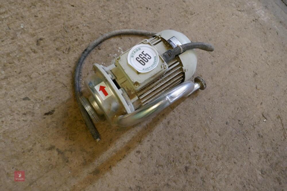 HANNING 1.1KW MILK PUMP