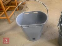 5 CALF FEEDER BUCKETS WITH TEATS - 2