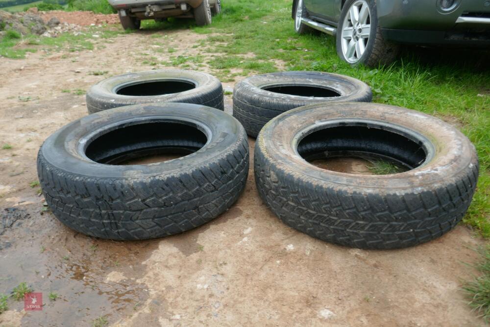 4 X 245/65 R17 TYRES