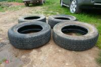 4 X 245/65 R17 TYRES