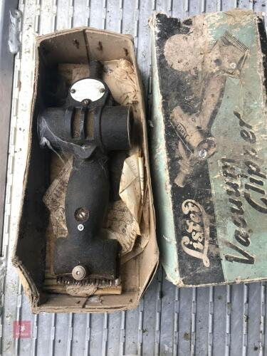 SHEARING MOTOR AND LISTER VACUUM CLIPPER