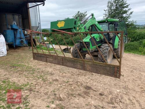 14' X 4.5' CATTLE FEED BARRIER