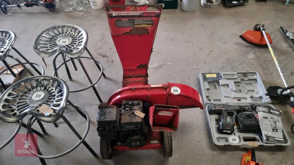 BRIGGS AND STRATTON 5HP SHREDDER