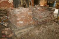 3 PALLETS OF RECLAIMED RED BRICKS - 2