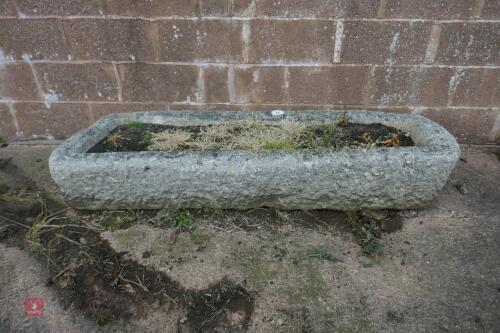 5'9" X 21" GRANITE TROUGH