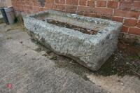 4' X 20" GRANITE TROUGH