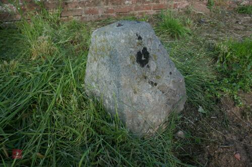 6 X GRANITE BOLLARDS