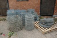 10 ROLLS OF STOCK WIRE AND BARBED - 5