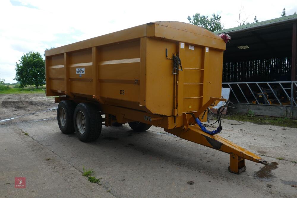 2000 RICHARD WESTERN 12T GRAIN TRAILER