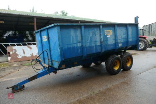 1989 COLLINS 10T GRAIN TRAILER