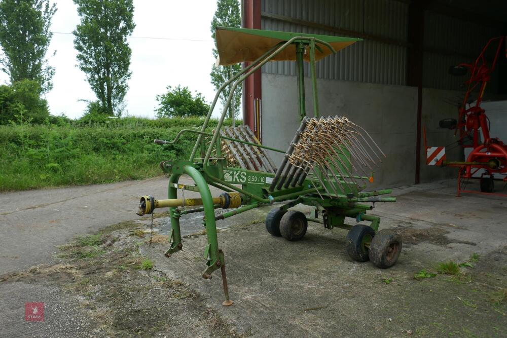 KRONE KS 3.50/10 SINGLE ROTOR RAKE