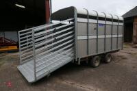 IFOR WILLIAMS DP120G 12' STOCK TRAILER - 15