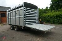 IFOR WILLIAMS DP120G 12' STOCK TRAILER - 21