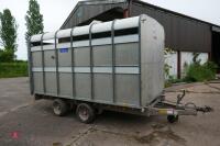 IFOR WILLIAMS DP120G 12' STOCK TRAILER - 31