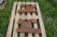 2 DAVID BROWN FRONT TRACTOR WEIGHTS - 2