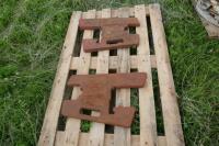 2 DAVID BROWN FRONT TRACTOR WEIGHTS - 4