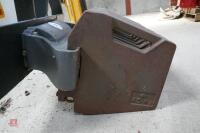 FRONT/REAR MOUNTED WEIGHT CARRIER - 6