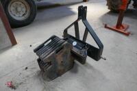 FRONT/REAR MOUNTED WEIGHT CARRIER - 3