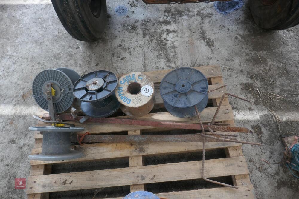 4 ELECTRIC FENCE REELS