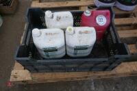 4 TUBS OF CONCRETE SEALER & BRICK CLEANE