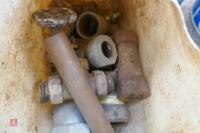 4 BUCKETS OF COPPER WATER FITTINGS ETC - 3