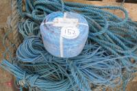 LARGE QTY OF VARIOUS DIAMETER ROPE - 2