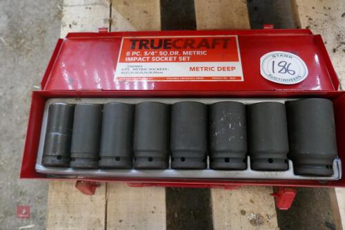 TRUECRAFT 8 PIECE SOCKET SET