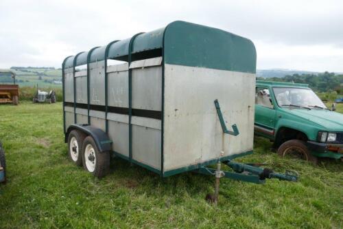 TWIN AXLE 12' X 6' LIVESTOCK TRAILER