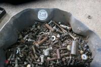 TUB OF NUTS/BOLTS ETC - 2