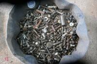 TUB OF NUTS/BOLTS ETC - 3