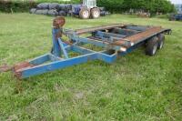 TWIN AXLE 14' CAR TRANSPORT TRAILER