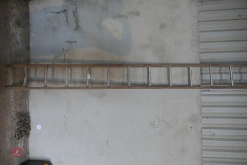 11'6" WOODEN LADDER