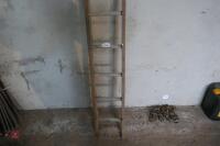 11'6" WOODEN LADDER - 2