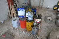 PALLET OF VARIOUS AGRICULTURAL OILS - 3