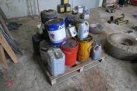 PALLET OF VARIOUS AGRICULTURAL OILS - 4