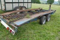 TWIN AXLE 14' CAR TRANSPORT TRAILER - 5