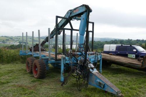 FASSI TWIN AXLE TIMBER TRAILER