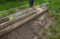 5 LONG TELEGRAPH POLES - 3