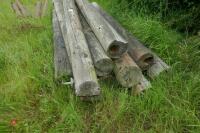 10 X APPROX 8' TELEGRAPH POLES - 5