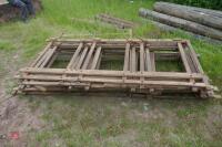 LARGE QTY OF WOODEN CALF REARING PENS - 7