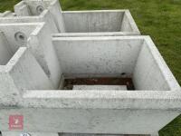 DOUBLE SIDED CONCRETE WATER TROUGH