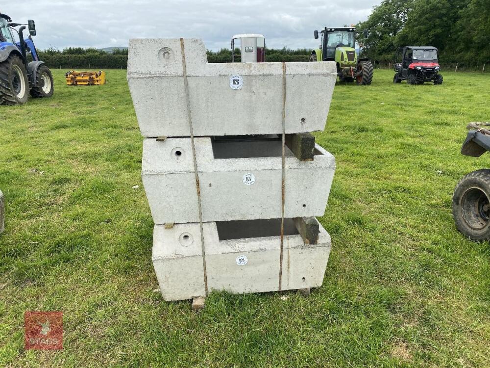 DOUBLE SIDED CONCRETE WATER TROUGH